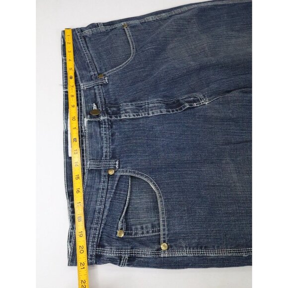 Y2K BAGGY JNCO SOUTHPOLE STYLE WIDE LEG RELAXED SKATER RICH KID JEANS 42x32 - Picture 5 of 8